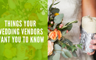 Things Your Wedding Vendors Want You To Know