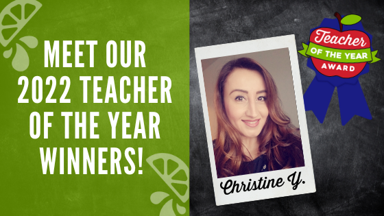 Meet Our Teachers of the Year: Christine Y.